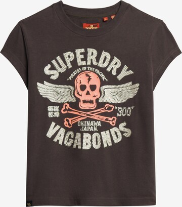 Superdry Shirt in Bruin: voorkant