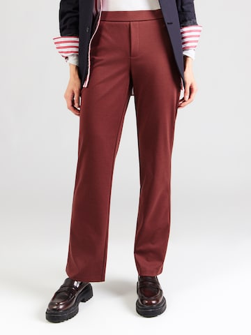 Bootcut Pantalon 'FRBLAZER' Fransa en marron : devant