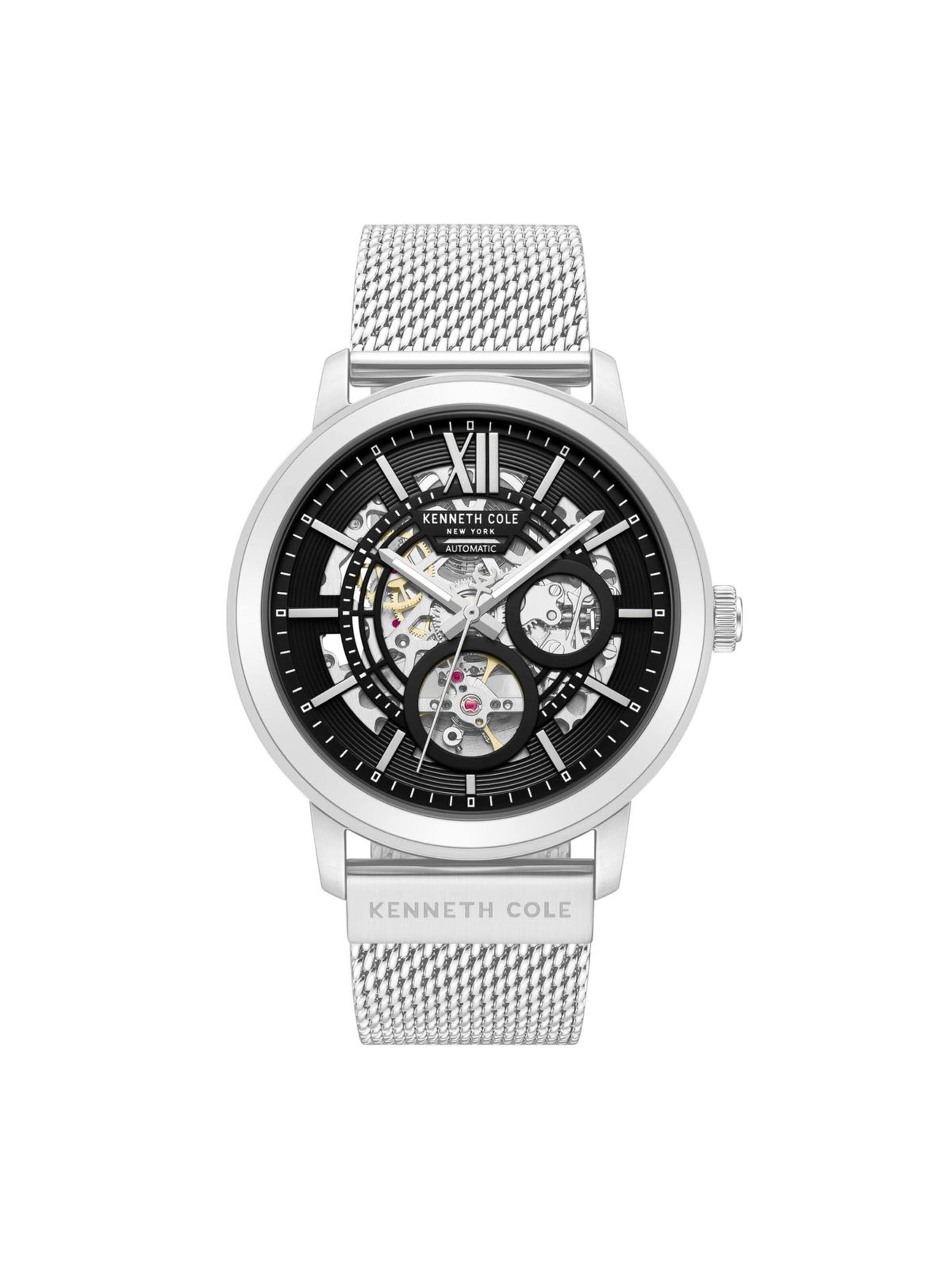 Kenneth Cole Analoguhr 'Pacific'‌‌‌‌‌‌‌‌‌‌ in Schwarz: Vorderseite