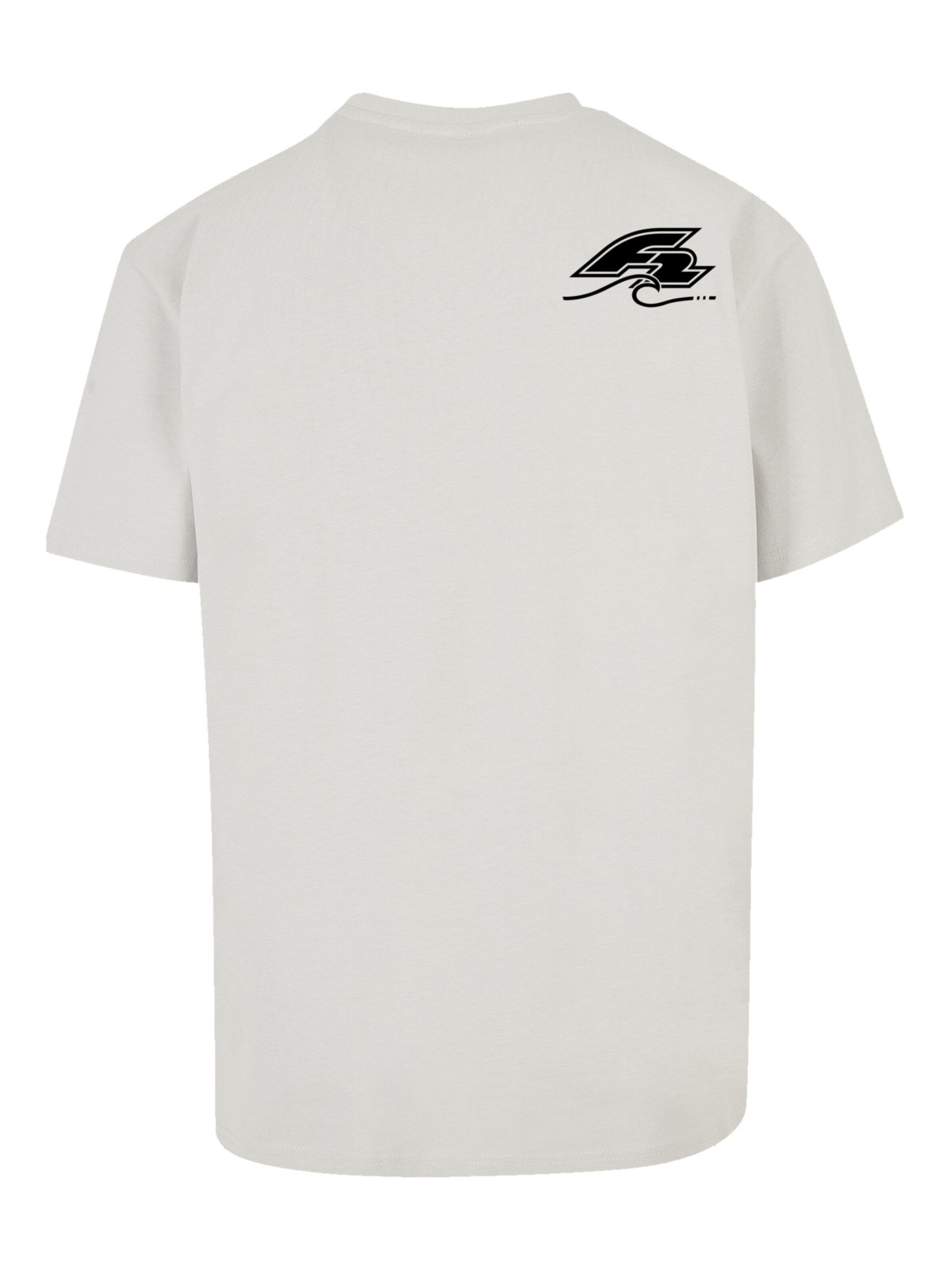 F2 Shirt 'F2 Be Free Surfer Style Sommer' in Grey