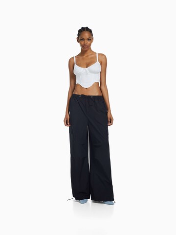 Bershka Top in Weiß