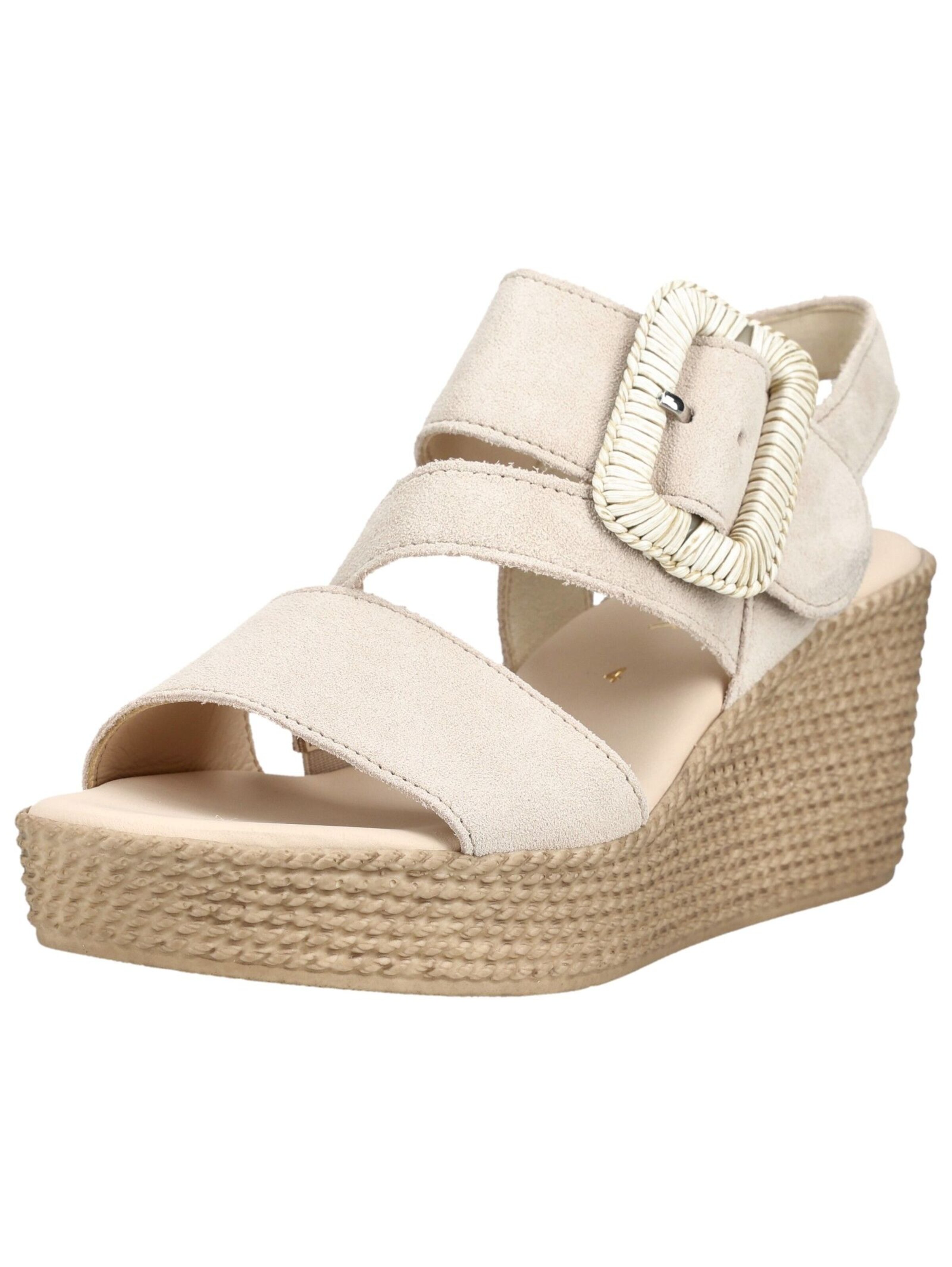 GABOR Sandals in Beige: front