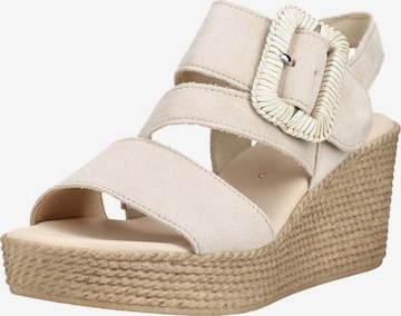 GABOR Sandals in Beige: front