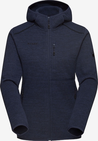 MAMMUT Funktionsfleecejacke in Blau: Vorderseite