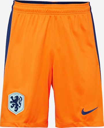 NIKE Normalny krój Spodnie sportowe w kolorze pomarańczowy: przód