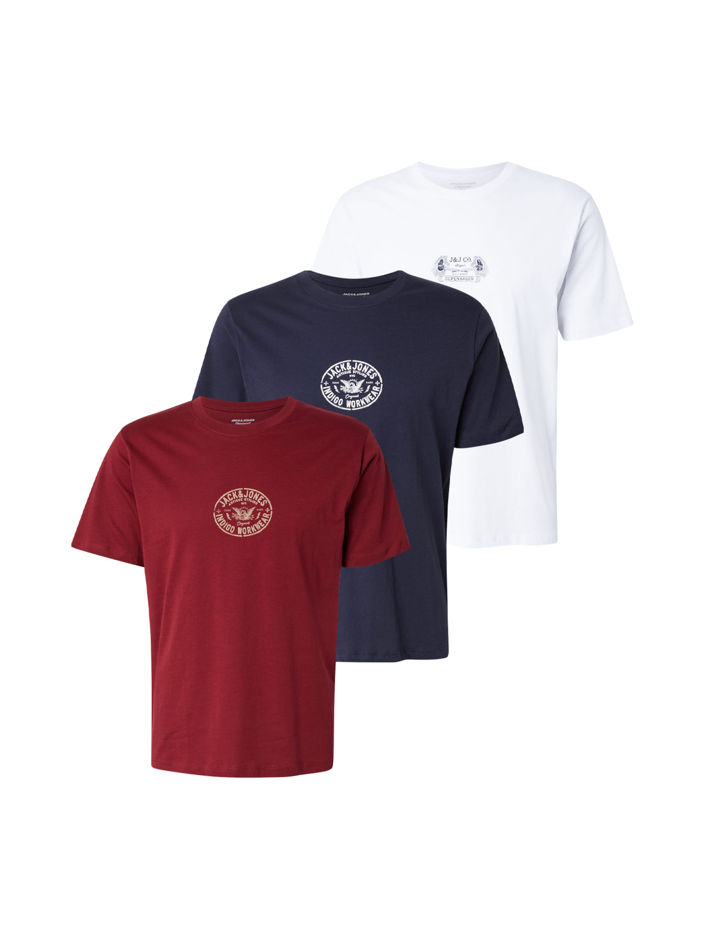 JACK & JONES - Camisa 'JORRETRO' em azul: frente