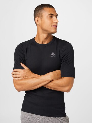 ODLO - Camisa funcionais em preto: frente