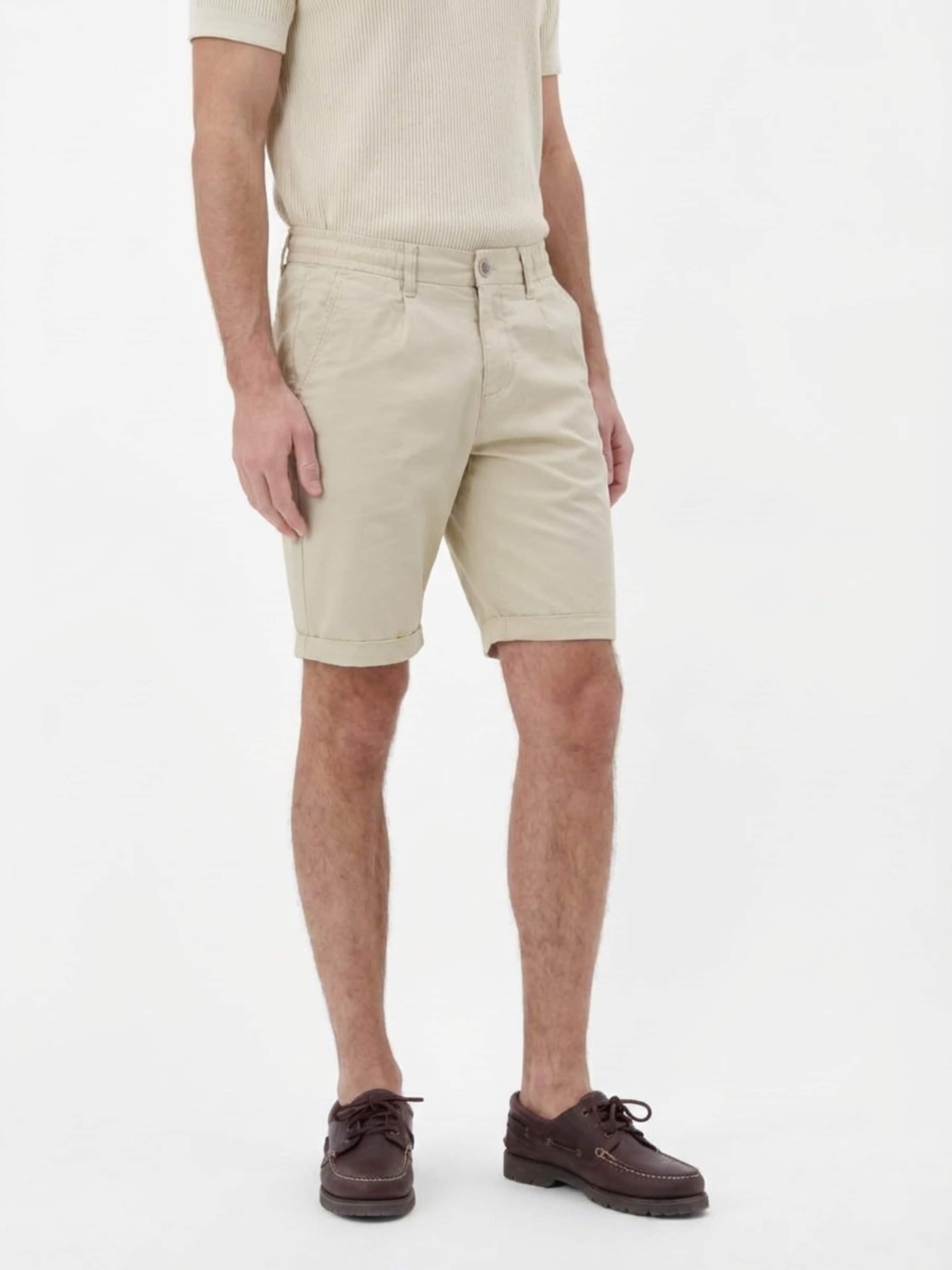 LERROS Regular Chino in Wit