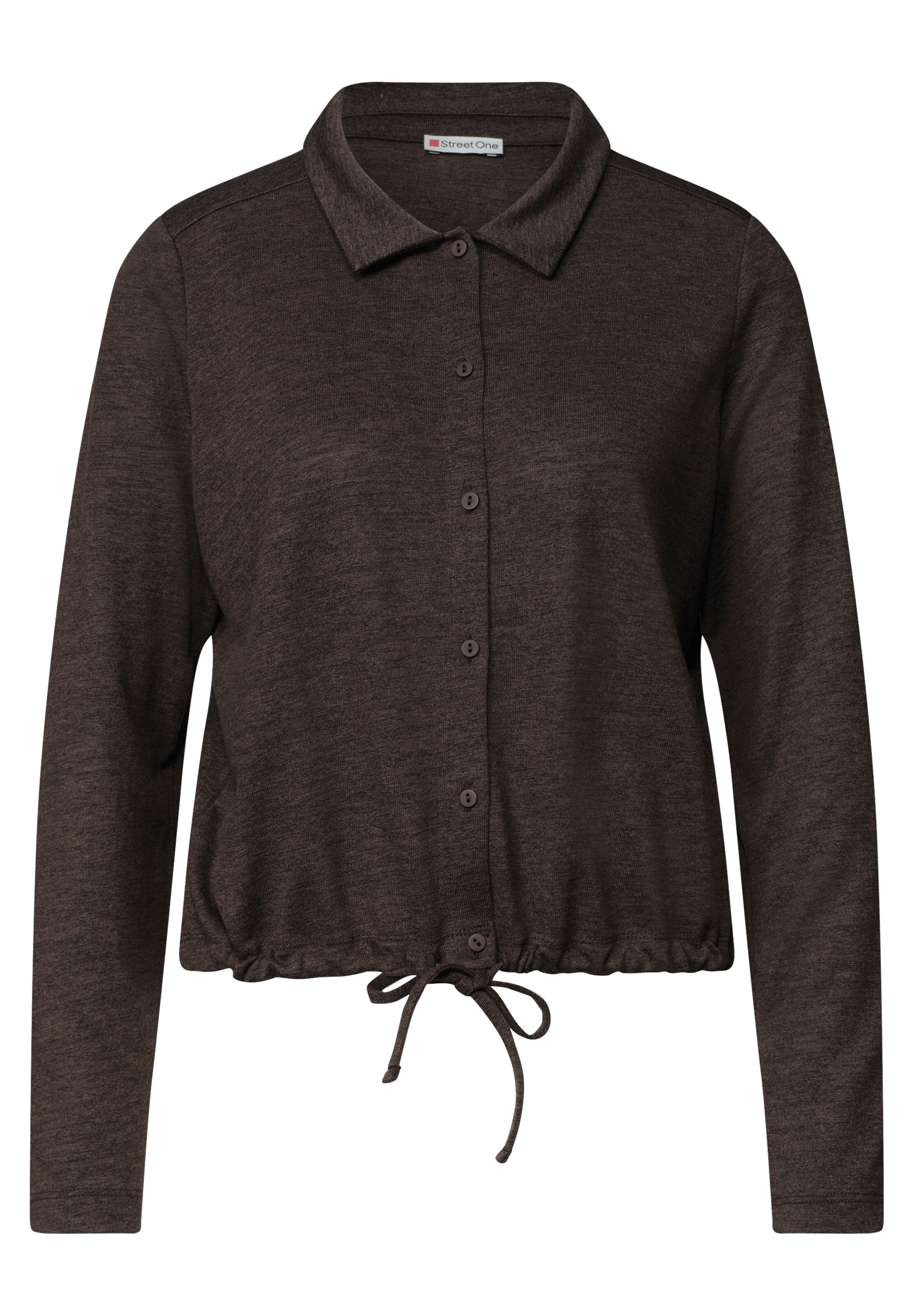 STREET ONE Strickjacke in Braun: Vorderseite