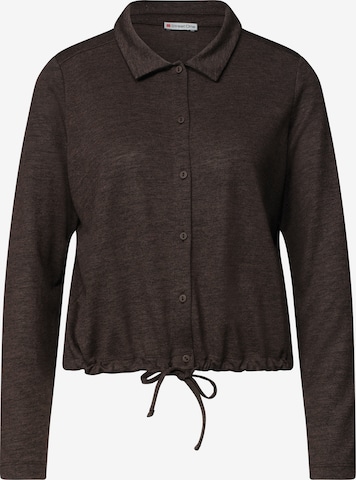 STREET ONE Strickjacke in Braun: Vorderseite