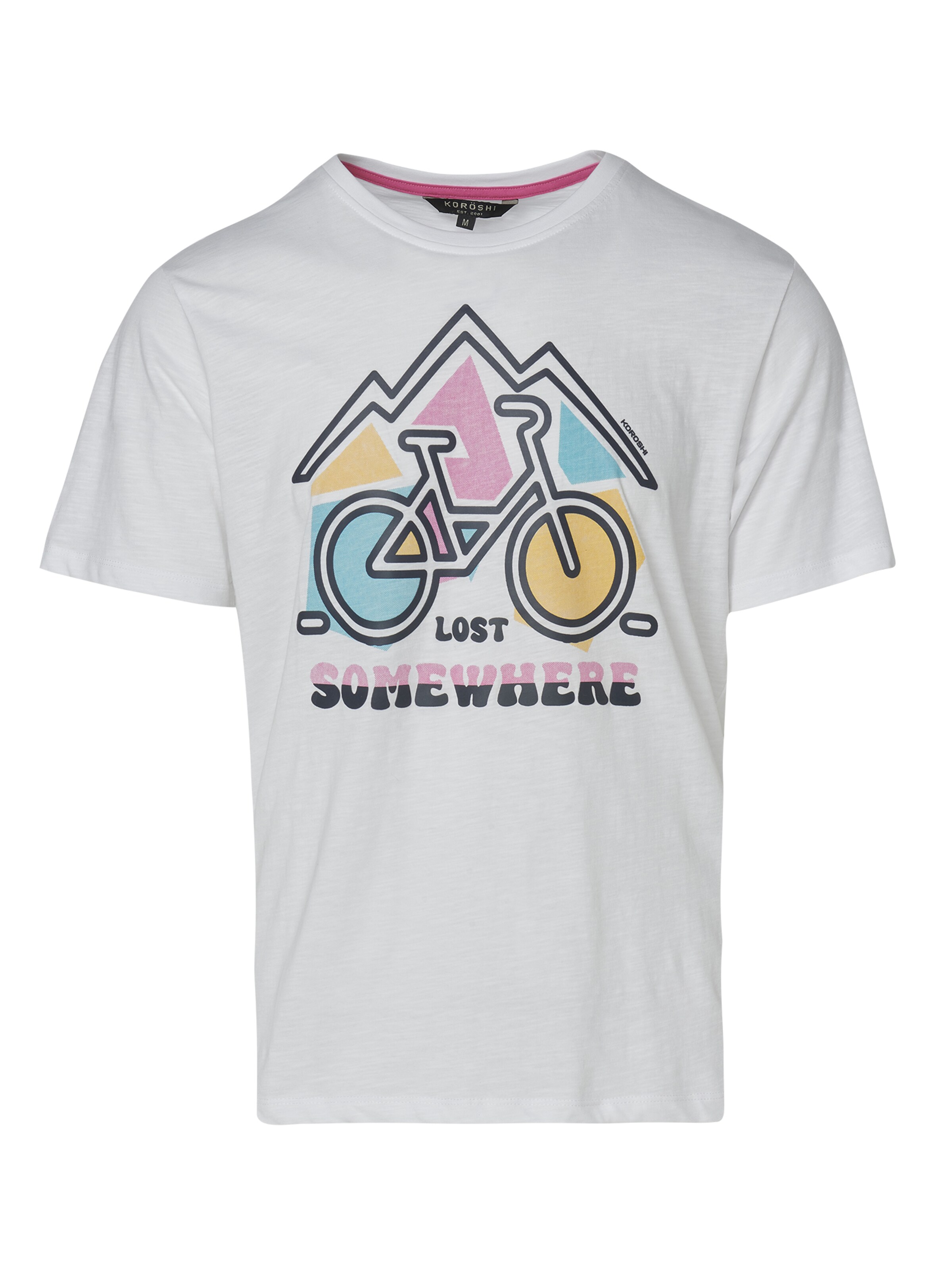 T-Shirt KOROSHI en blanc : devant