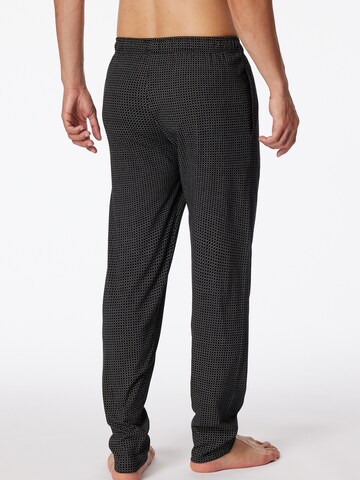 SCHIESSER Pyjamabroek in Zwart