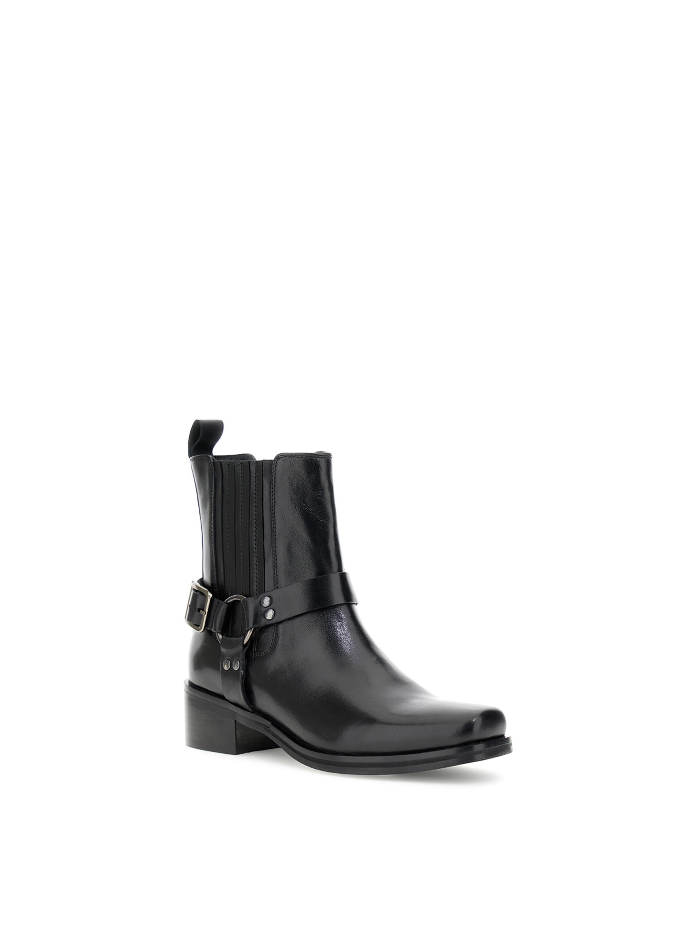 CAFè NOIR Enkellaarsjes in Zwart