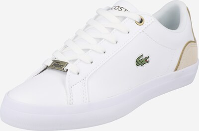 LACOSTE Sneakers laag 'Lerond' in de kleur Beige / Goud / Groen / Wit, Productweergave