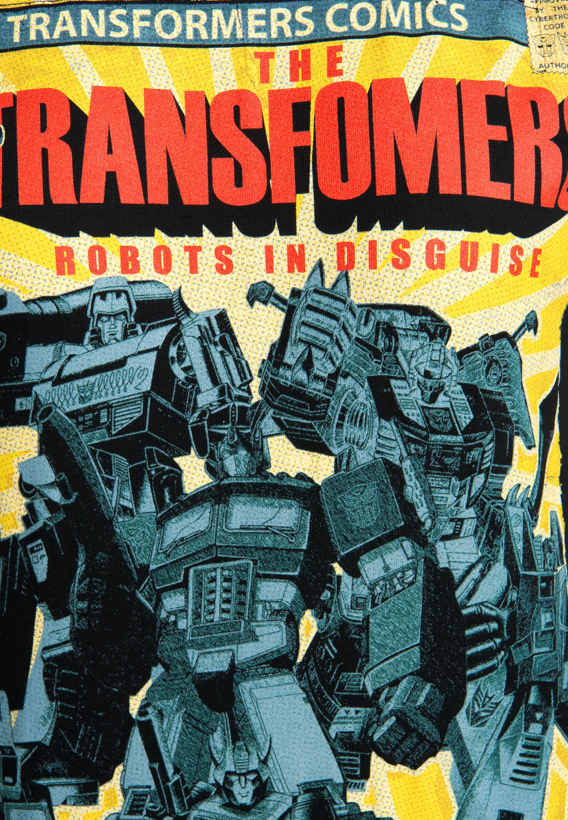 LOGOSHIRT T-Shirt 'Transformers - Robots In Disguise' in Schwarz