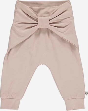 Müsli by GREEN COTTON Tapered Bukser 'Cozy me' i pink: forside