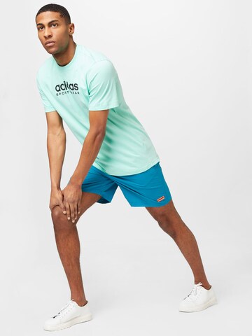 ADIDAS SPORTSWEAR Normální Kalhoty 'Adventure ' – modrá