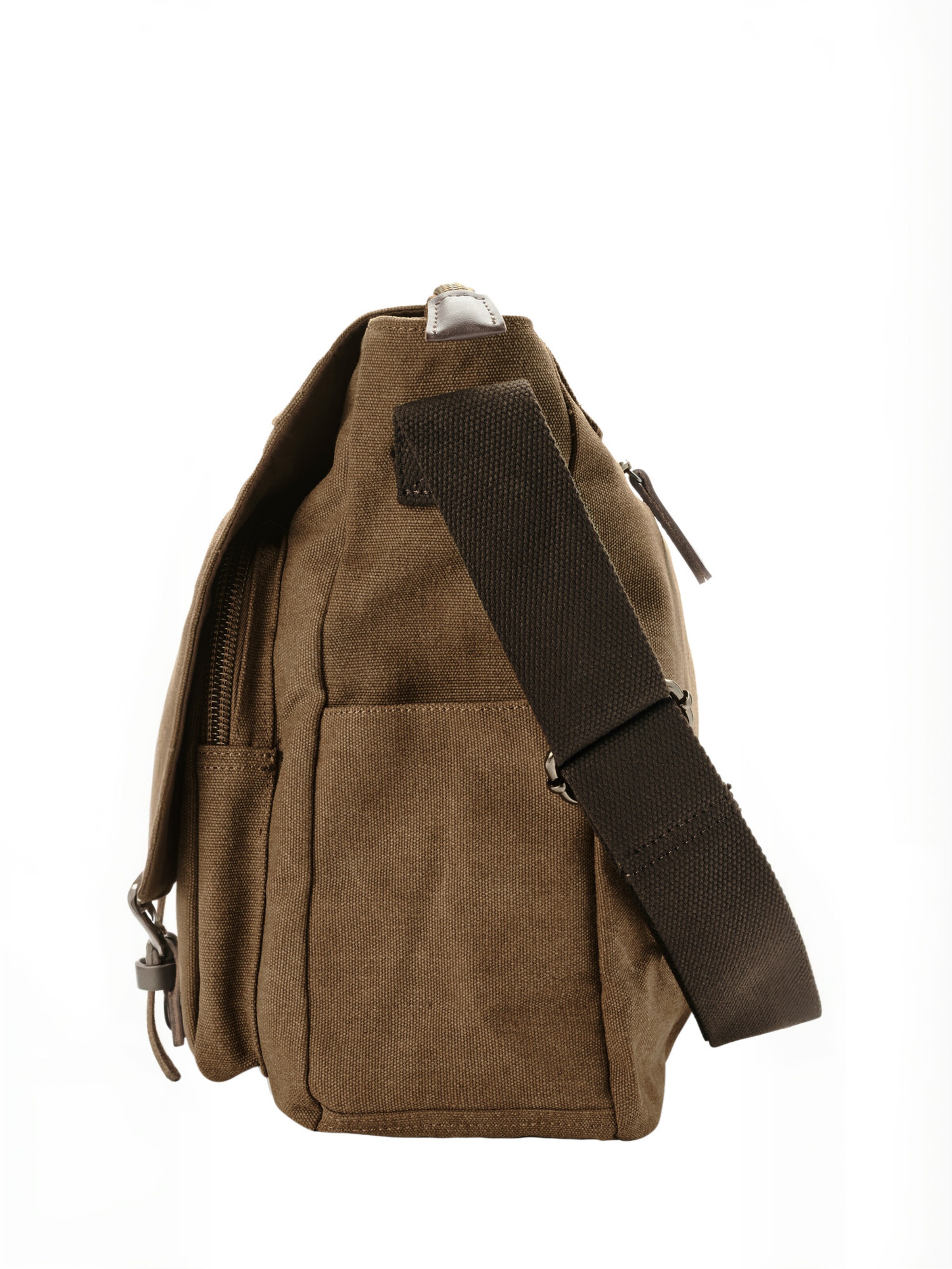 Borsa a tracolla ' Wanderer ' di Trendhim in marrone: lato