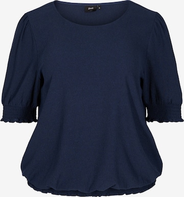 Zizzi Blouse in Blue: front