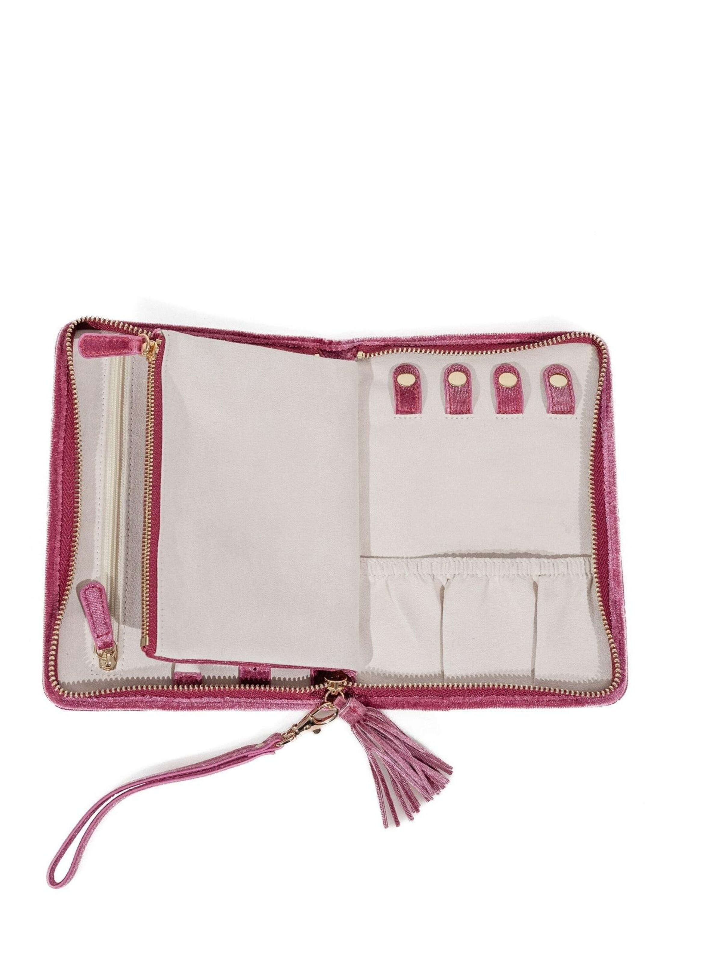 Friedrich23 Jewelry Storage 'Schmucketui CHENILLE' in Pink