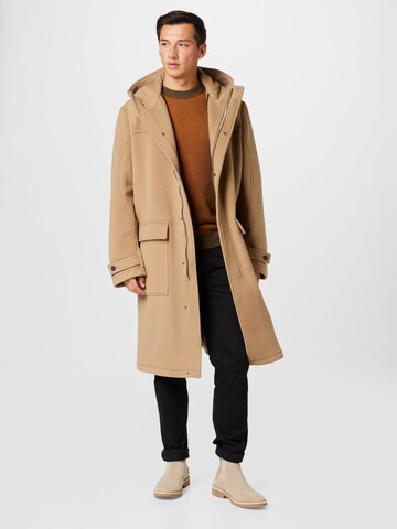 DRYKORN Between-Seasons Coat in Brown