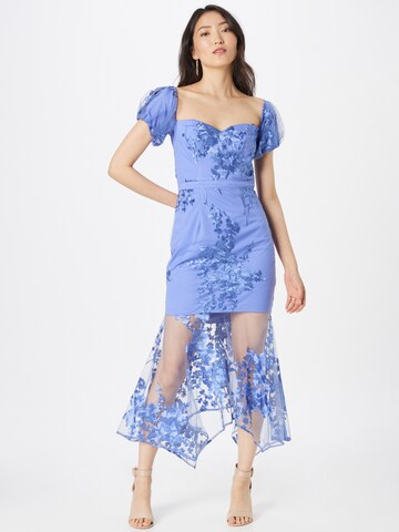 Chi Chi London Cocktail Dress in Blue