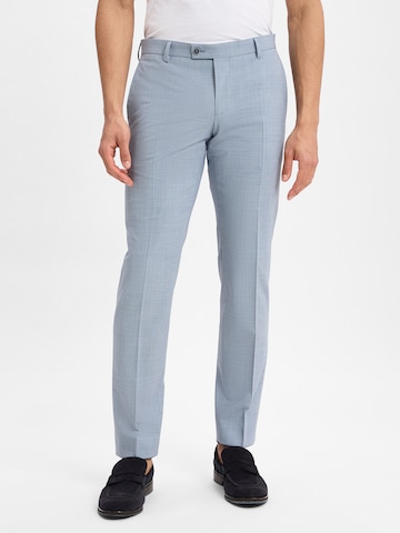 Finshley & Harding Regular Pants ' Mitch ' in Blue: front