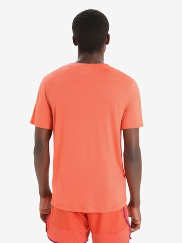 T-Shirt fonctionnel 'GEODETIC' ICEBREAKER en orange