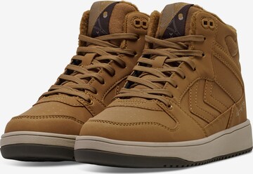 Hummel High-Top Sneakers in Brown