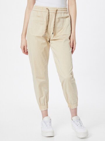 Dondup Tapered Jeans in Beige: front