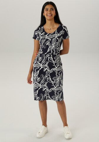 Aniston SELECTED Sommerkleid in Blau