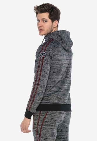 CIPO & BAXX Zip-Up Hoodie in Grey