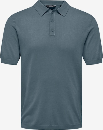 Only & Sons Shirt 'Wyler' in Blue: front