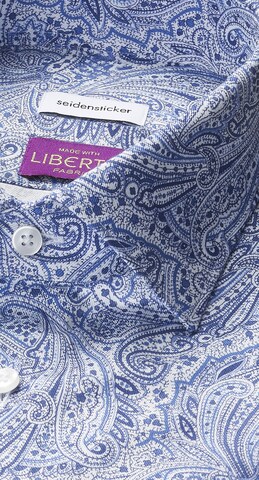 Fit confort Chemise business 'Schwarze Rose' SEIDENSTICKER en bleu