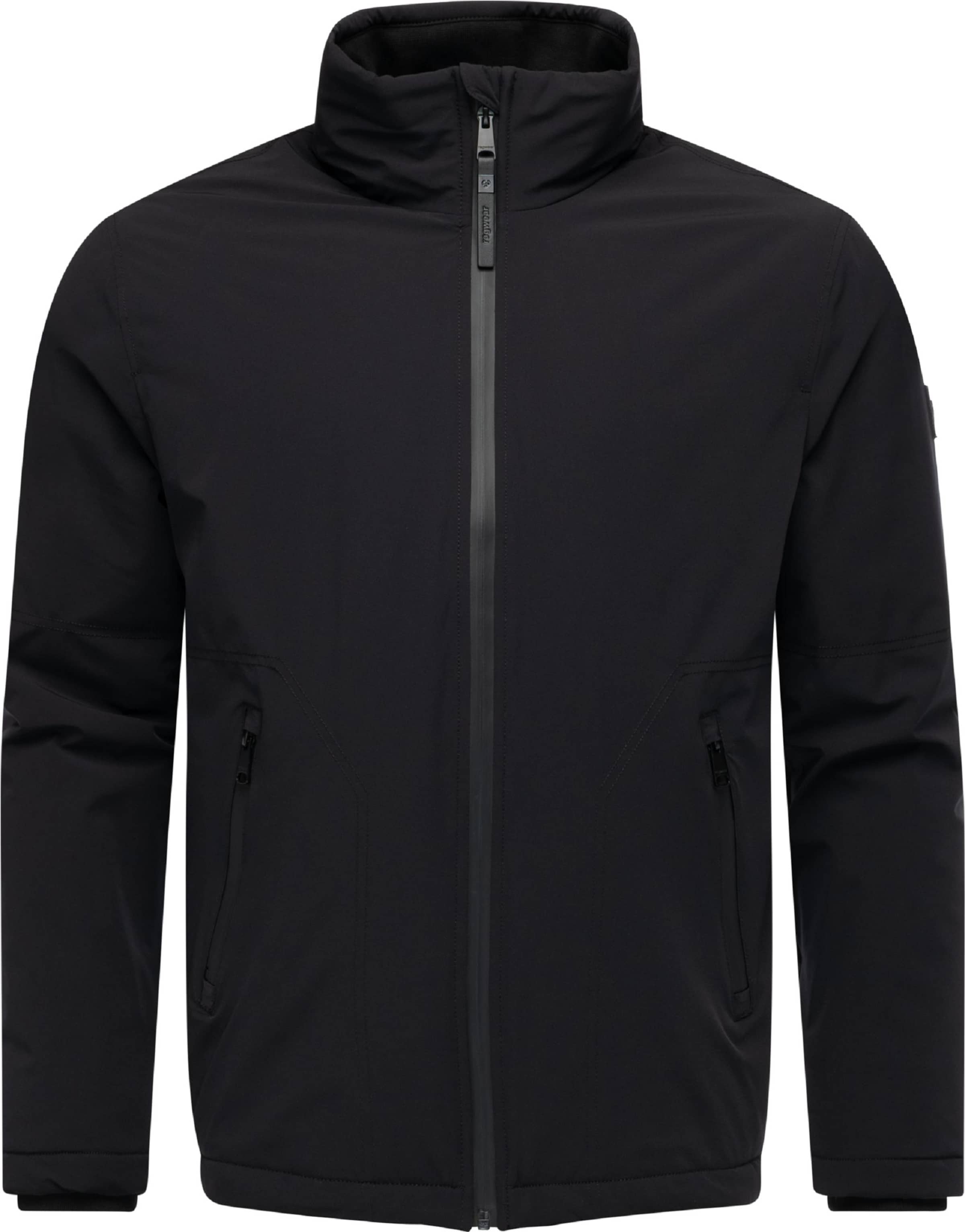 Ragwear Μπουφάν πεζοπορίας 'Colwie' σε μαύρο: μπροστά