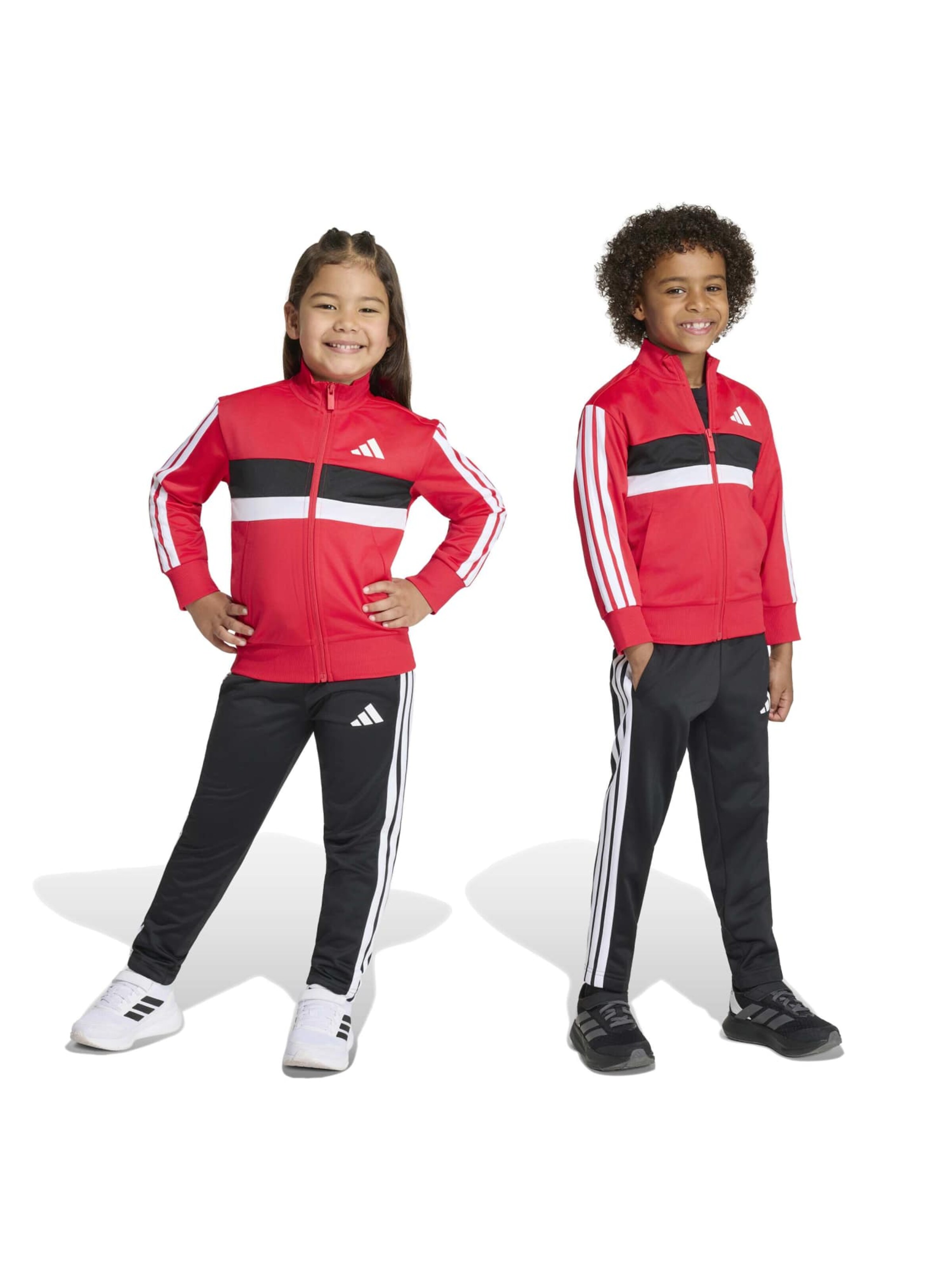 ADIDAS SPORTSWEAR Strój treningowy 'Seasonal Essentials Tiberio' w kolorze czerwony: przód