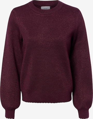 NÜMPH Pullover 'Bir Solid' in Lila: Vorderseite