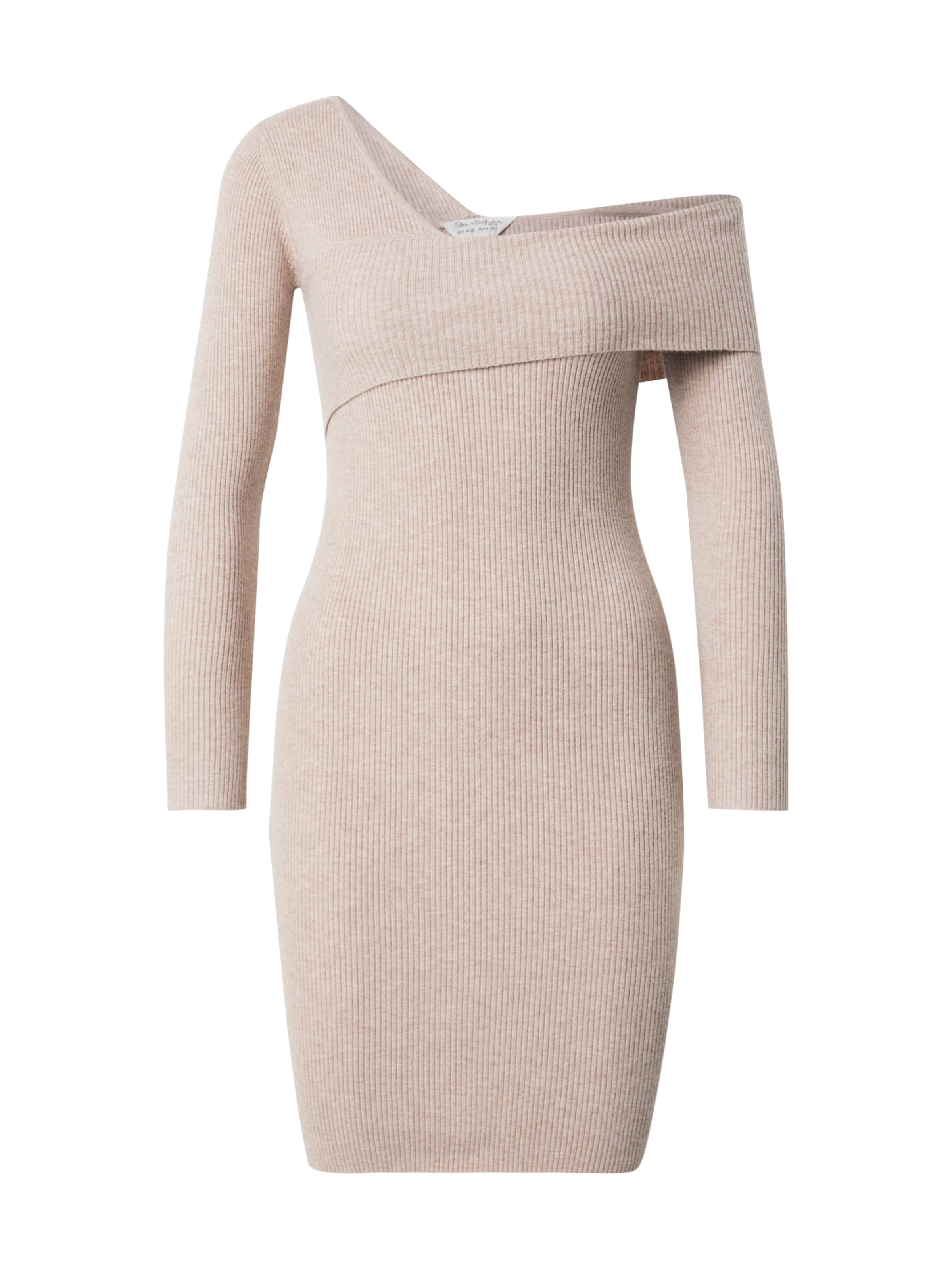 Miss Selfridge - Vestido de punto en beige: frente
