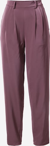 Guido Maria Kretschmer Women - Tapered Calças com pregas 'Jasmin' em roxo: frente