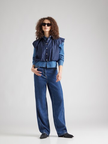 IRO Ohlapna forma Kavbojke | modra barva