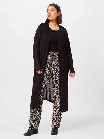 EVOKED Knit Cardigan 'Sumi' in Black: front