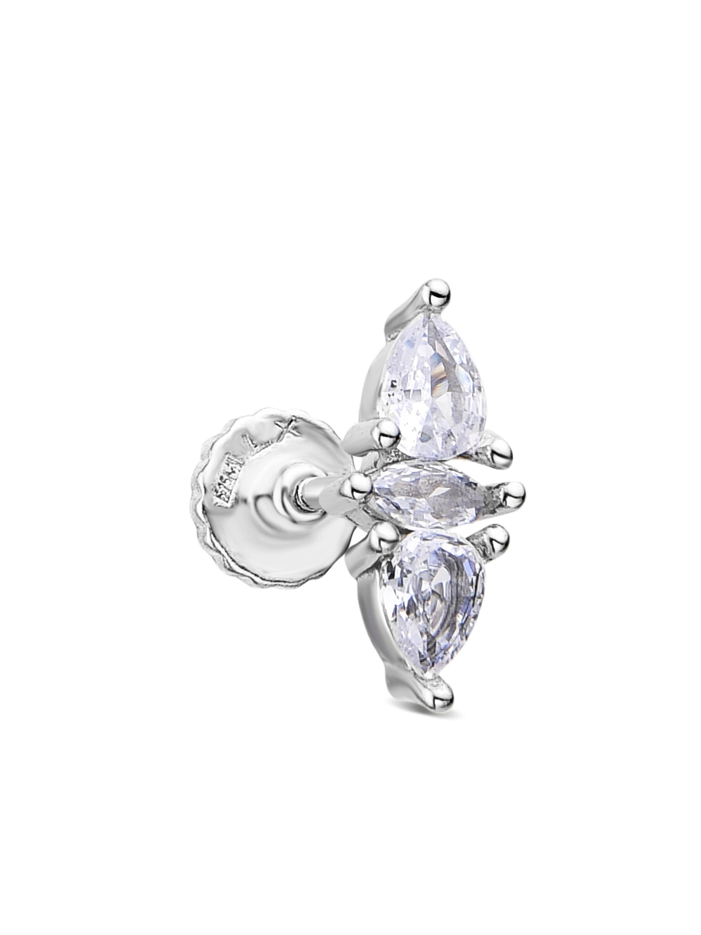 Luxenter Piercingsmykke 'Alwen' i sølv: forside