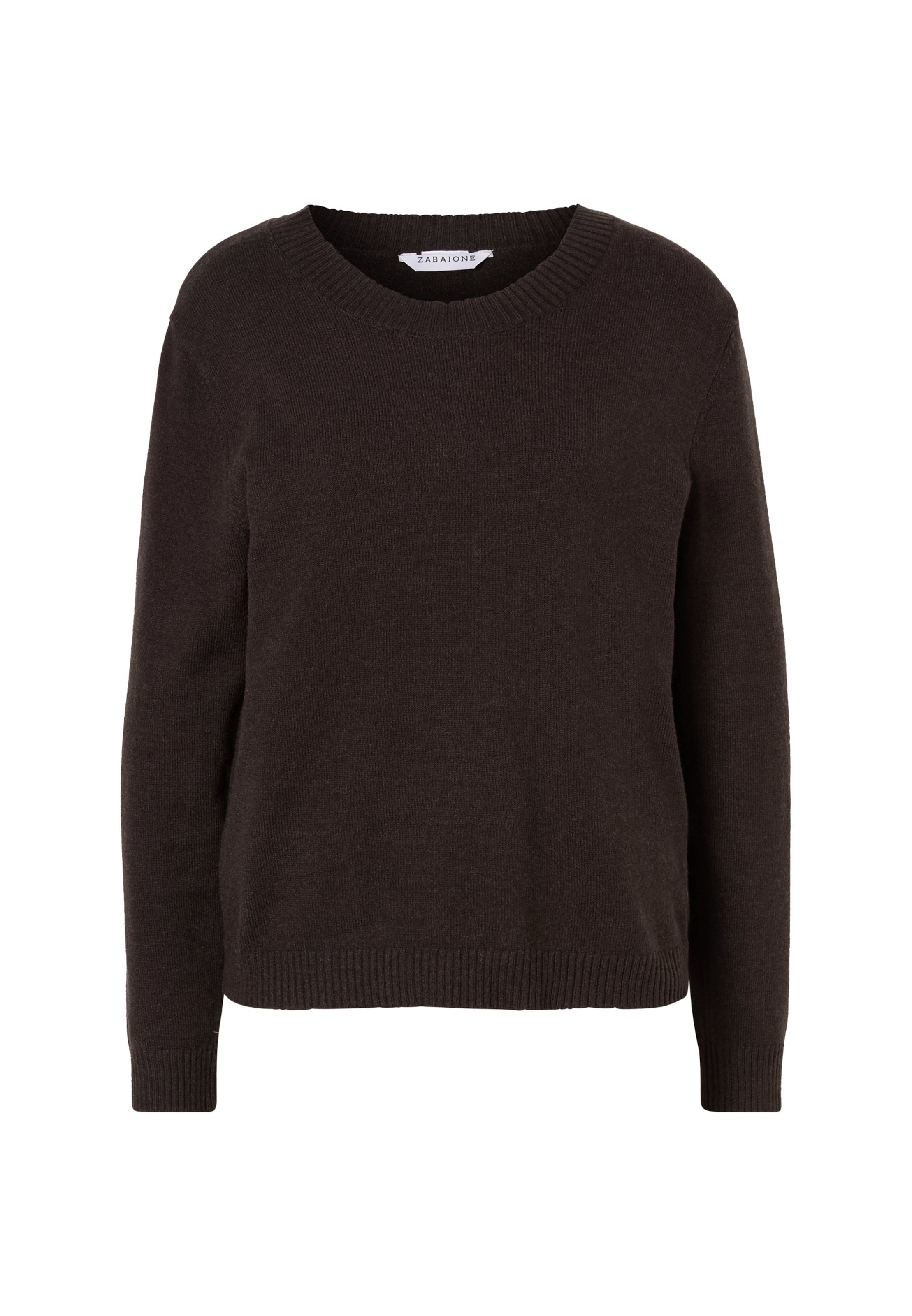 Pull-over 'Am44ber' ZABAIONE en marron : devant