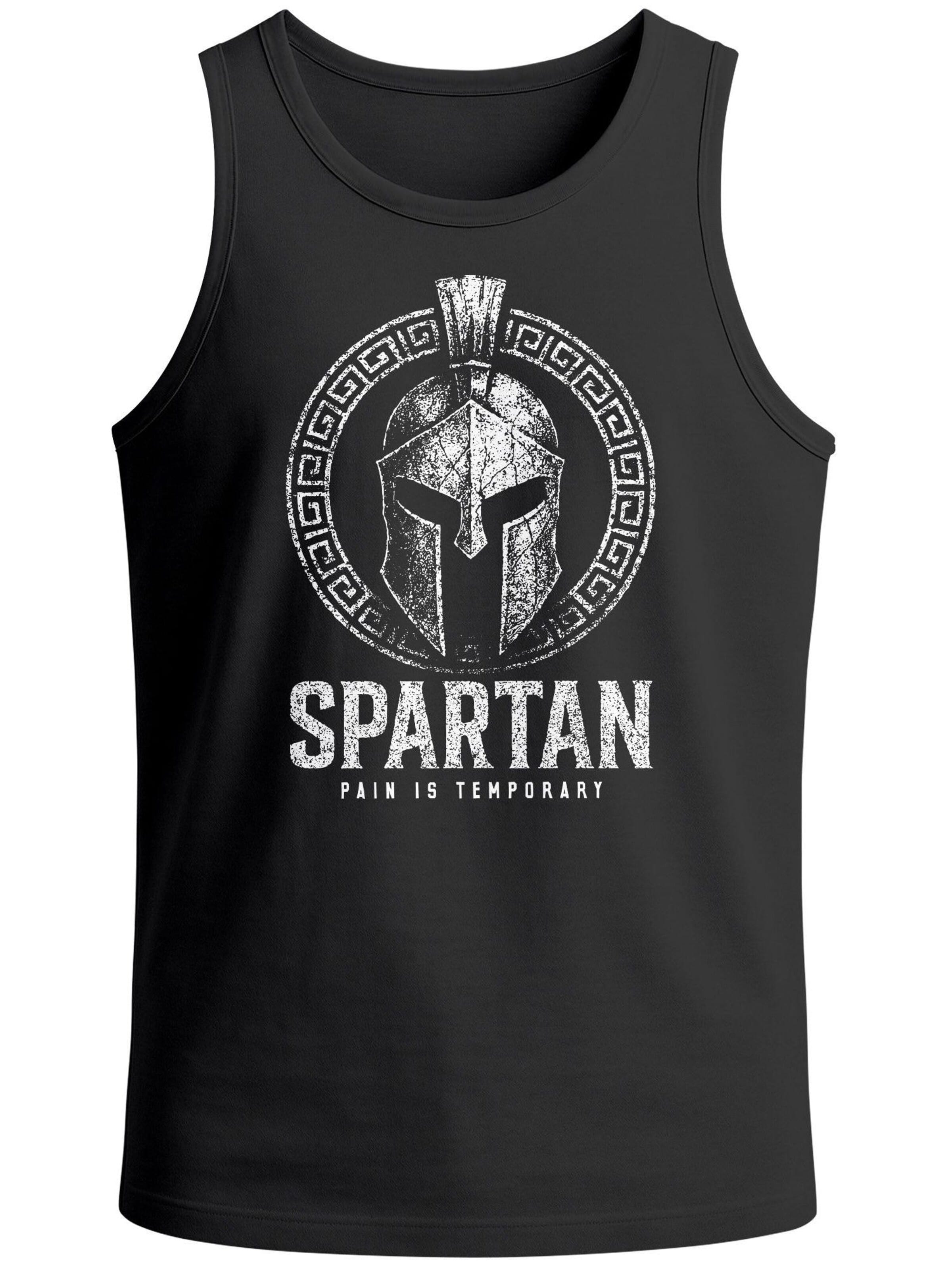 Neverless Shirt 'Spartan' in Black: front