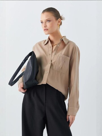 MixRay Bluse in Braun