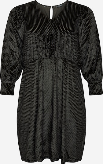 Selected Femme Curve Jurk 'Ria' in de kleur Groen / Zwart, Productweergave