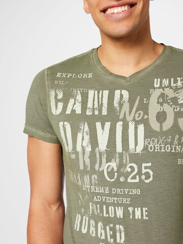 CAMP DAVID T-Shirt in Grün