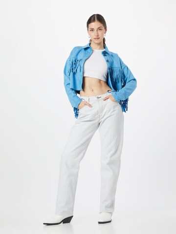 SOMETHINGNEW Between-Season Jacket 'Nadia' in Blue