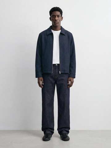 Burocs Übergangsjacke 'Zipped'‌‌‌‌‌‌‌ in Blau