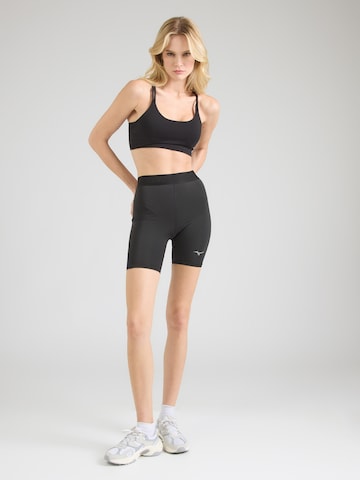 MIZUNO Skinny Športne hlače 'Core Impulse' | črna barva